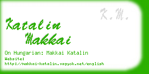 katalin makkai business card